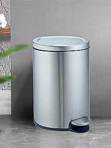Ведро для мусора WeltWasser Lora 10000013393 сталь матовая купить в интернет-магазине сантехники Sanbest