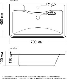 Тумба с раковиной напольная Grossman АДЕЛЬ-НОРМА 70 белая для ванной в интернет-магазине Sanbest