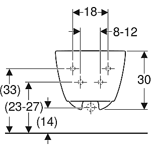 Биде подвесное Geberit iCon 501.898.00.1 белое купить в интернет-магазине Sanbest