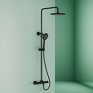 Душевая система Sancos Game SC3002MB черная матовая купить в интернет-магазине сантехники Sanbest