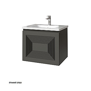 Тумба с раковиной Caprigo Modo-Quarta 60 с интегрированной ручкой, цвет на выбор для ванной в интернет-магазине Sanbest