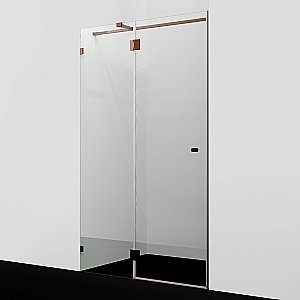 Душевая дверь WasserKRAFT Paar 88H 88H05 120 профиль розовое золото/стекло прозрачное купить в интернет-магазине Sanbest