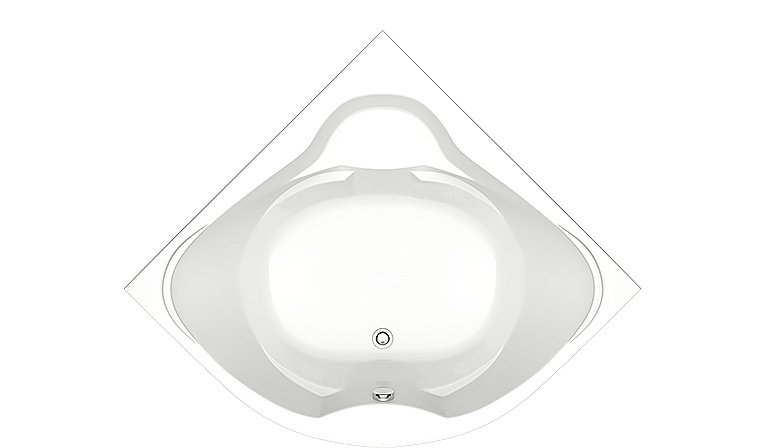 Ванна акриловая BAS Хатива 143x143 купить в интернет-магазине Sanbest