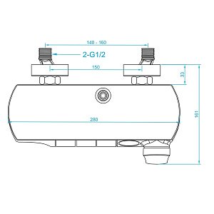 Душевая система RGW Shower Panels SP-33W 51140133-03 белая купить в интернет-магазине сантехники Sanbest