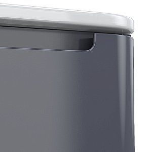 Тумба с раковиной Iddis Edifice 60 EDI60D0i95K темно-серая для ванной в интернет-магазине Sanbest