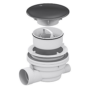 Сифон для поддонов RGW Velplex QYD-01 графит купить в интернет-магазине сантехники Sanbest