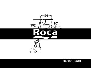 Смеситель для биде Roca Victoria 5A6125C0M купить в интернет-магазине сантехники Sanbest