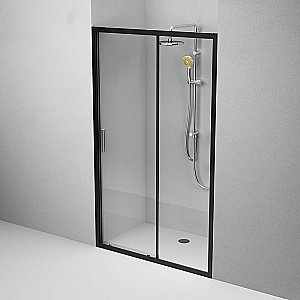 Душевая дверь AM.PM GEM W90G 120 прозрачная/черный купить в интернет-магазине Sanbest