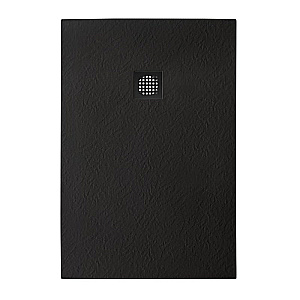 Душевой поддон Belbagno TRAY-MR-UNO-AH-120/80-35-NERO-NO черный/решетка черная матовая купить в интернет-магазине Sanbest