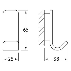 Крючок ARTWELLE REGEN 8315 купить в интернет-магазине сантехники Sanbest