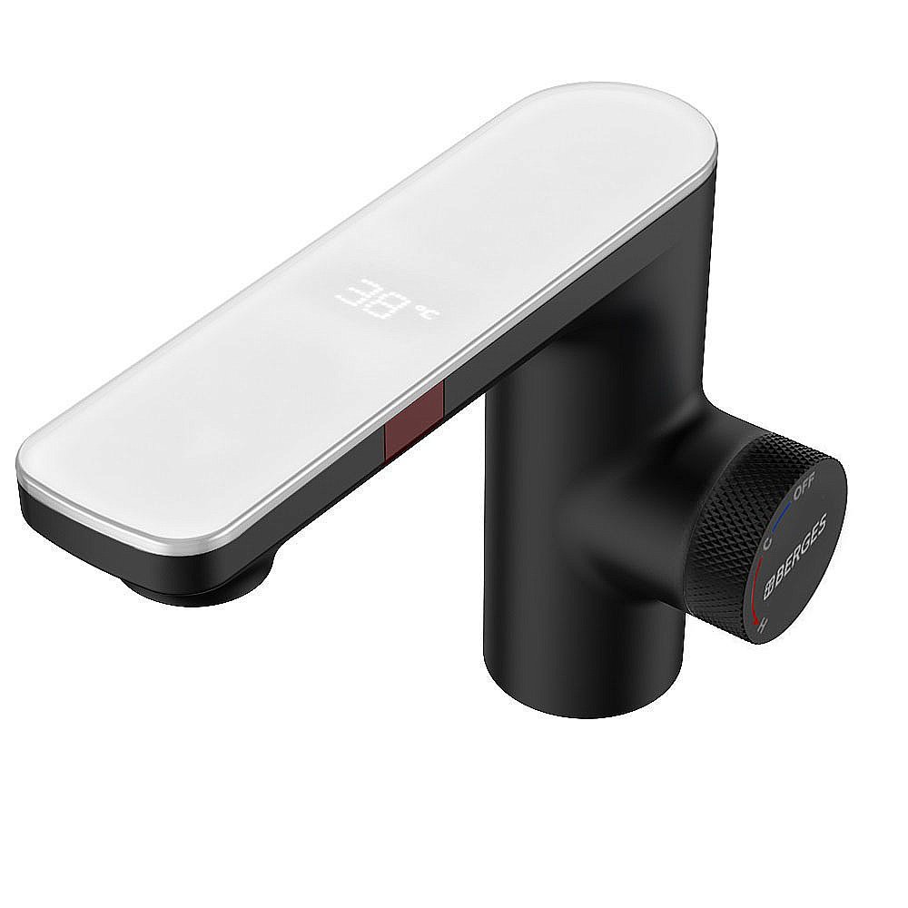 Смеситель для раковины BERGES MORANS 076002 черный матовый купить в интернет-магазине сантехники Sanbest