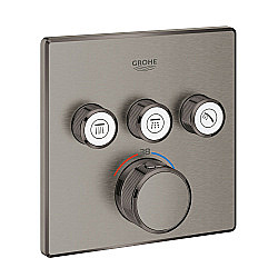 Смеситель для душа Grohe Grohtherm SmartControl 29126AL0 темный графит матовый купить в интернет-магазине сантехники Sanbest