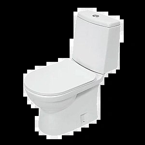 Унитаз-компакт Sanita luxe Next Slim NXTSLCC01150622 с бачком, с крышкой микролифт, белый купить в интернет-магазине Sanbest