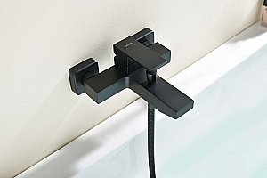 Смеситель для ванны Aquatek Либра AQ1640MB черный матовый купить в интернет-магазине сантехники Sanbest