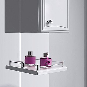 Зеркало со шкафом AQWELLA Барселона 100 в ванную от интернет-магазине сантехники Sanbest