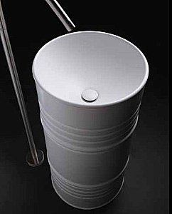 Раковина напольная Kerasan Artwork 45 474301bi*0 белая купить в интернет-магазине Sanbest