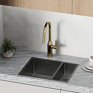 Смеситель для кухни Sancos Grand SC4002BG брашированное золото купить в интернет-магазине сантехники Sanbest