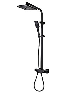 Душевая система Kaiser Quadris 25182-2 черная купить в интернет-магазине сантехники Sanbest