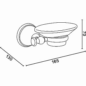 Мыльница Tiffany World Harmony TWHA106br бронза купить в интернет-магазине сантехники Sanbest