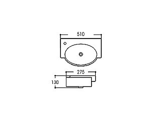Раковина Aquatek 51 AQ5329-00 белая купить в интернет-магазине Sanbest