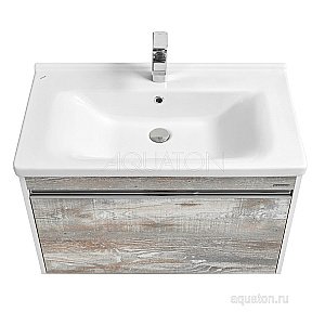 Тумба с раковиной Акватон Капри 80 бетон пайн для ванной в интернет-магазине Sanbest