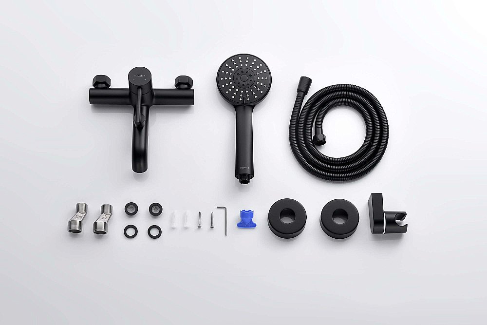 Смеситель для ванны Aquatek Европа AQ1349MB черный матовый купить в интернет-магазине сантехники Sanbest