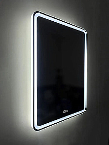 Зеркало Belbagno 80 SPC-MAR-800-800-LED-3000K-TCH-WARM подсветка, сенсор, подогрев в ванную от интернет-магазине сантехники Sanbest
