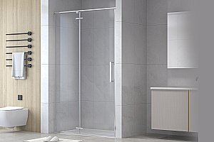 Душевая дверь Royal Bath BERN-V 90 RB 90-T-CH стекло прозрачное/профиль хром купить в интернет-магазине Sanbest