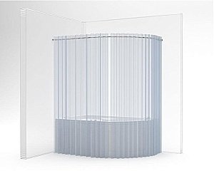 Карниз для ванны Aquanet Allento 170x100 черный купить в интернет-магазине сантехники Sanbest