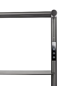 Полотенцесушитель электрический WONZON & WOGHAND DÜSSELDORF, Темный графит (WW-A208-GM) купить в интернет-магазине сантехники Sanbest