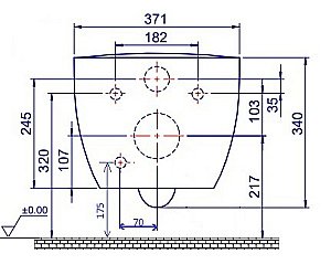 Унитаз подвесной с функцией биде Boheme Bianca 963-SET-2-MW белый матовый, безободковый, с крышкой микролифт купить в интернет-магазине Sanbest
