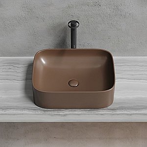 Раковина Ceramica Nova Element 50 CN6052MDB темно-коричневая матовая купить в интернет-магазине Sanbest