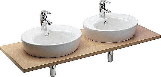 Раковина Jacob Delafon OVE 50 E1708-00 белая купить в интернет-магазине Sanbest