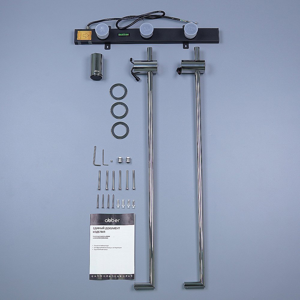 Полотенцесушитель электрический ABBER Charme AH4002 хром купить в интернет-магазине сантехники Sanbest