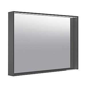 Зеркало KEUCO PLAN 33098112500 80 антрацит в ванную от интернет-магазине сантехники Sanbest