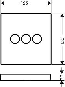 Запорно-переключающее устройство Hansgrohe ShauerSelect 15764000 купить в интернет-магазине сантехники Sanbest