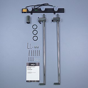 Полотенцесушитель электрический ABBER Charme AH4002 хром купить в интернет-магазине сантехники Sanbest