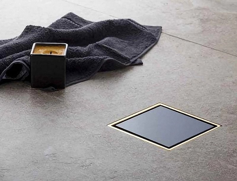 Душевой трап Pestan Confluo Standard 13000123 золото купить в интернет-магазине Sanbest