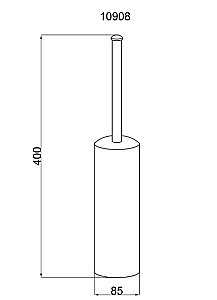 Ершик Boheme Murano 10908-G купить в интернет-магазине сантехники Sanbest