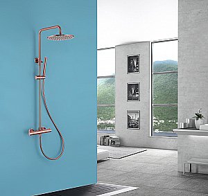 Душевая система Abber WASSER KREIS AF8160RG розовое золото купить в интернет-магазине сантехники Sanbest