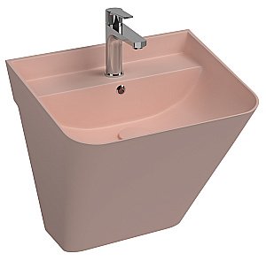 Раковина ISVEA Sott'Aqua 50 10SQ37002SV-2S лососевый матовый купить в интернет-магазине Sanbest