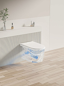 Унитаз-биде подвесной с инсталляцией Allen Brau Smart 4.I1001.20 белый, с крышкой микролифт, слив торнадо купить в интернет-магазине Sanbest