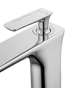 Смеситель для раковины высокий WONZON & WOGHAND SHARK, Хром (WW-481102-CR) купить в интернет-магазине сантехники Sanbest