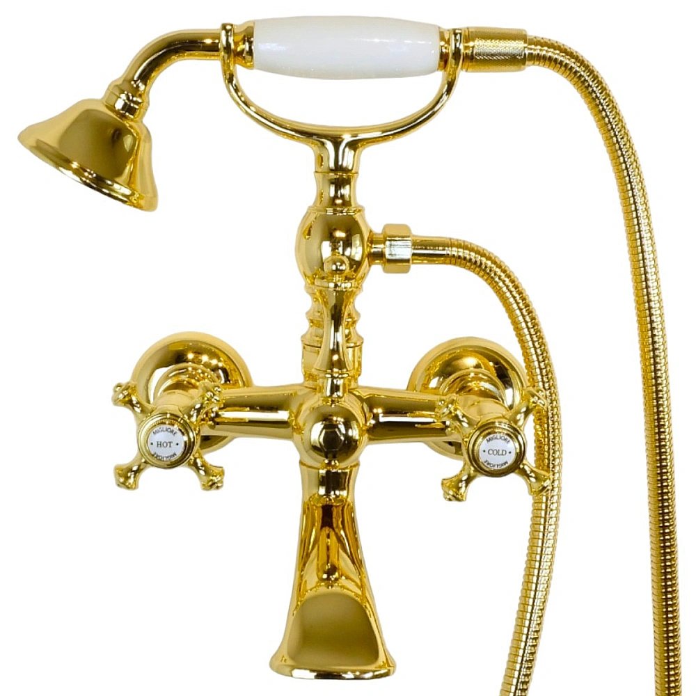 Смеситель для ванны Migliore PRESTIGE 32449 золото купить в интернет-магазине сантехники Sanbest