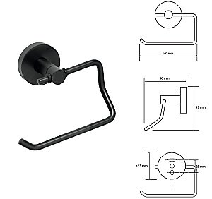 Держатель для туалетной бумаги Bemeta Dark 104112040 купить в интернет-магазине сантехники Sanbest