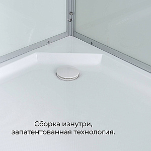 Душевая кабина AvaCan D Серия D2090 LED 90х90 с гидромассажем, с подсветкой купить в интернет-магазине Sanbest