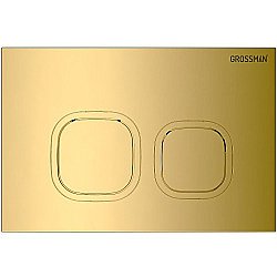 Кнопка для инсталляции Grossman Cosmo 700.K31.02.300.300 золото глянцевое купить в интернет-магазине сантехники Sanbest