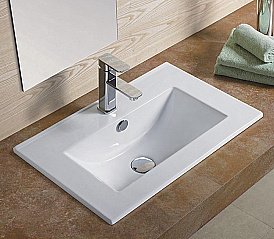 Раковина Gid Integrado 51 NYJ803-50 71108 белая купить в интернет-магазине Sanbest