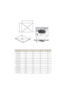 Душевая плита Radaway с компактным трапом 169x89 купить в интернет-магазине Sanbest