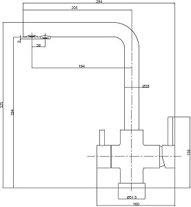 Смеситель для кухни Veragio Milano 30636 черный матовый купить в интернет-магазине сантехники Sanbest